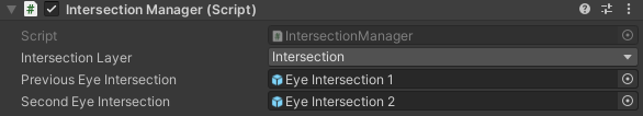 IntersectionManager Inspector